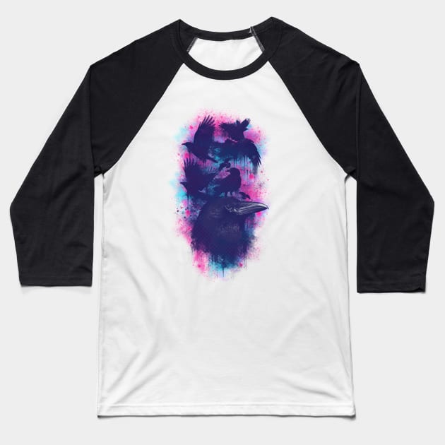 Family of Ravens Baseball T-Shirt by opawapo